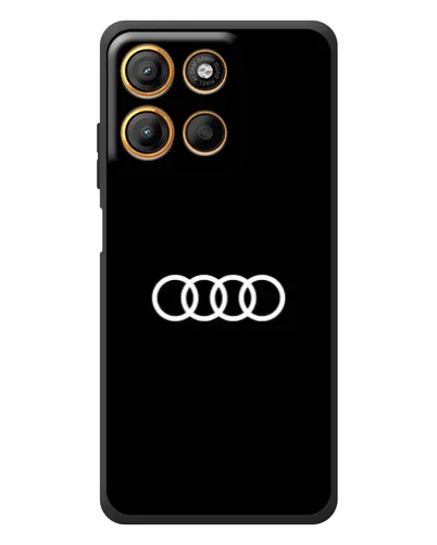 Чехол для Motorola Moto G17 с картинкой «Audi White Logo» Чехол для Motorola Moto G17 с картинкой «Audi White Logo»