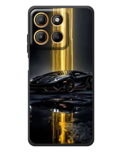 Чехол для Motorola Moto G17 с картинкой «Ночной Lamborghini драйв» Чехол для Motorola Moto G17 с картинкой «Ночной Lamborghini драйв»