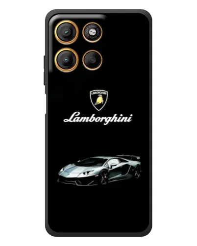Чехол для Motorola Moto G17 с картинкой «Логотип Lamborghini классика» Чехол для Motorola Moto G17 с картинкой «Логотип Lamborghini классика»