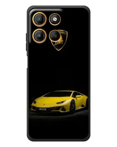 Чехол для Motorola Moto G17 с картинкой «Lamborghini желтый акцент» Чехол для Motorola Moto G17 с картинкой «Lamborghini желтый акцент»