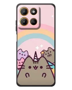 Чехол для Motorola Moto G17 с картинкой «Единорог Pusheen» Чехол для Motorola Moto G17 с картинкой «Единорог Pusheen»