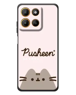 Чехол для Motorola Moto G17 с картинкой «Pusheen логотип» Чехол для Motorola Moto G17 с картинкой «Pusheen логотип»
