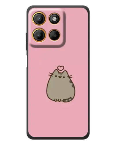 Чехол для Motorola Moto G17 с картинкой «Pusheen сердце» Чехол для Motorola Moto G17 с картинкой «Pusheen сердце»