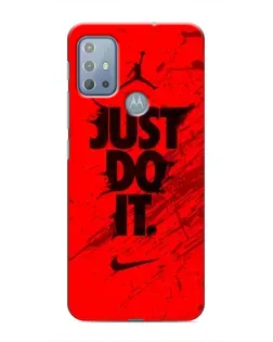 Чехол для Motorola MOTO G20 с картинкой «Nike Just Do It» Чехол для Motorola MOTO G20 с картинкой «Nike Just Do It»