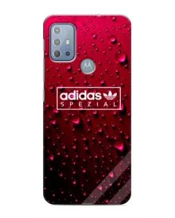 Чехол для Motorola MOTO G20 с картинкой «Adidas Gold Marble»