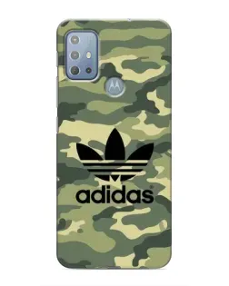 Чехол для Motorola MOTO G20 с картинкой «Милитари стиль Adidas»