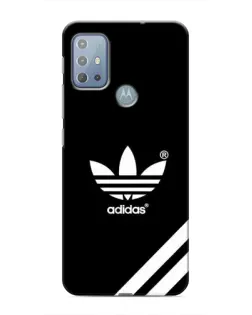 Чехол для Motorola MOTO G20 с картинкой «Adidas с диагональными полосами»