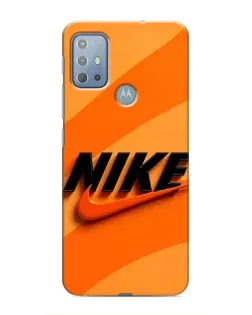 Чехол для Motorola MOTO G20 с картинкой «Оранжевый драйв Nike» Чехол для Motorola MOTO G20 с картинкой «Оранжевый драйв Nike»