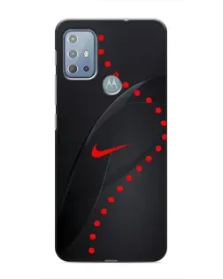 Чехол для Motorola MOTO G20 с картинкой «Абстрактный дизайн Nike»