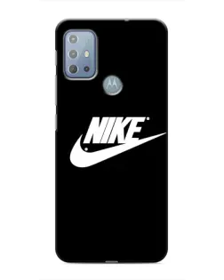 Чехол для Motorola MOTO G20 с картинкой «Мазки краски Nike»