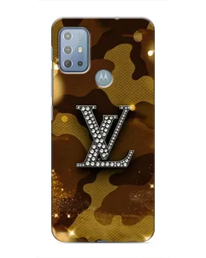 Чехол для Motorola MOTO G20 с картинкой «Камуфляжный Louis Vuitton»