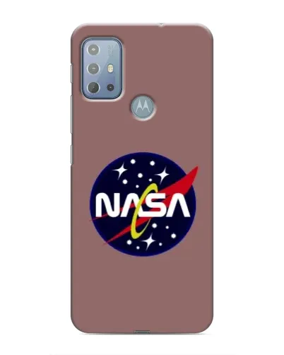Чехол для Motorola MOTO G20 с картинкой «NASA — ретро космос»