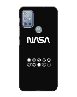 Чехол для Motorola MOTO G20 с картинкой «NASA — технический принт» Чехол для Motorola MOTO G20 с картинкой «NASA — технический принт»