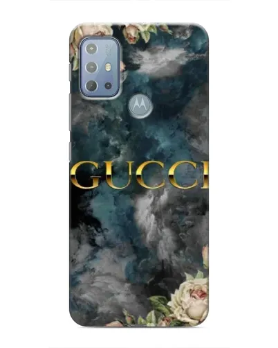Чехол для Motorola MOTO G20 с картинкой «Абстрактные цветы Gucci» Чехол для Motorola MOTO G20 с картинкой «Абстрактные цветы Gucci»