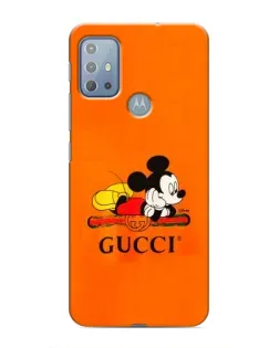 Чехол для Motorola MOTO G20 с картинкой «Микки Маус Gucci — оранж» Чехол для Motorola MOTO G20 с картинкой «Микки Маус Gucci — оранж»