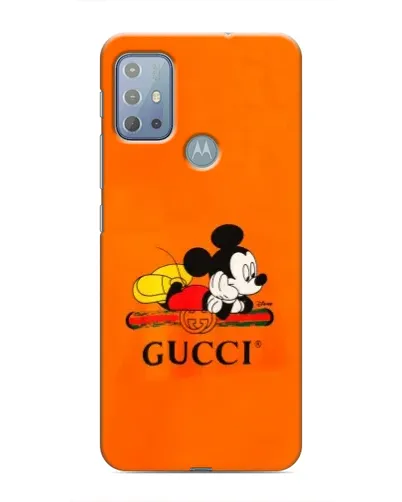 Чехол для Motorola MOTO G20 с картинкой «Микки Маус Gucci — оранж» Чехол для Motorola MOTO G20 с картинкой «Микки Маус Gucci — оранж»