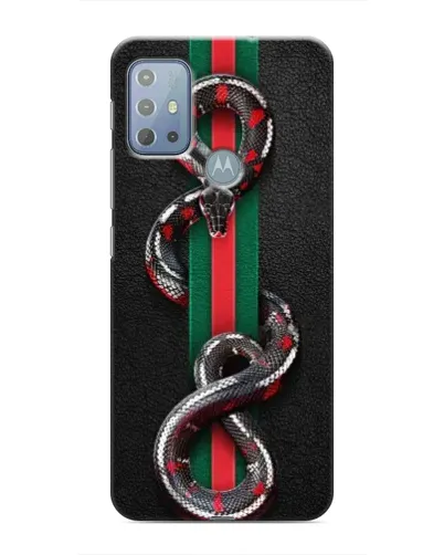 Чехол для Motorola MOTO G20 с картинкой «Gucci — змея на полосе» Чехол для Motorola MOTO G20 с картинкой «Gucci — змея на полосе»