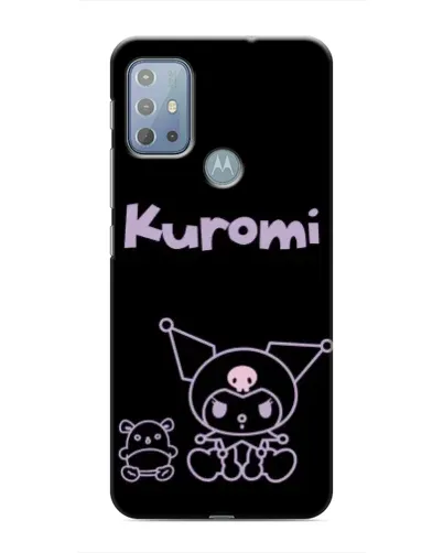Чехол для Motorola MOTO G20 с картинкой «Kuromi — черный минимализм» Чехол для Motorola MOTO G20 с картинкой «Kuromi — черный минимализм»