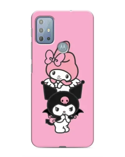 Чехол для Motorola MOTO G20 с картинкой «My Melody и Kuromi» Чехол для Motorola MOTO G20 с картинкой «My Melody и Kuromi»