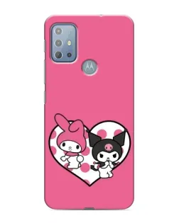 Чехол для Motorola MOTO G20 с картинкой «Kuromi и My Melody» Чехол для Motorola MOTO G20 с картинкой «Kuromi и My Melody»