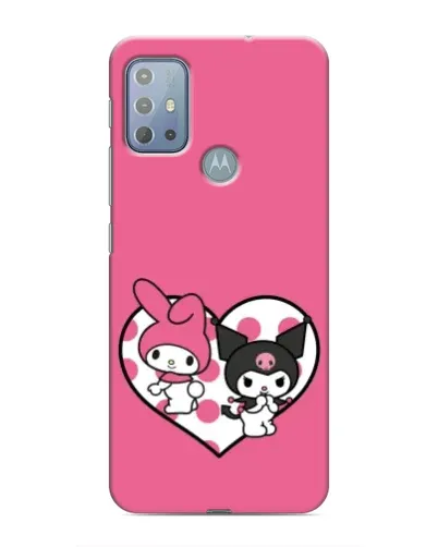 Чехол для Motorola MOTO G20 с картинкой «Kuromi и My Melody» Чехол для Motorola MOTO G20 с картинкой «Kuromi и My Melody»