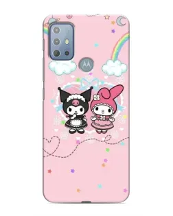 Чехол для Motorola MOTO G20 с картинкой «My Melody и Kuromi» Чехол для Motorola MOTO G20 с картинкой «My Melody и Kuromi»