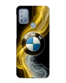 Чехол для Motorola MOTO G20 с картинкой «Золотистый дым BMW» Чехол для Motorola MOTO G20 с картинкой «Золотистый дым BMW»
