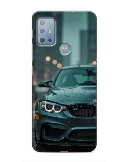 Чехол для Motorola MOTO G20 с картинкой «BMW в огнях города» Чехол для Motorola MOTO G20 с картинкой «BMW в огнях города»