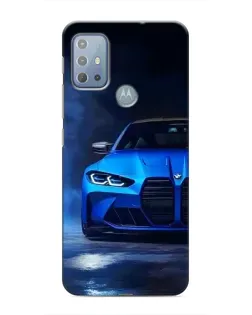 Чехол для Motorola MOTO G20 с картинкой «Голубая BMW M4» Чехол для Motorola MOTO G20 с картинкой «Голубая BMW M4»