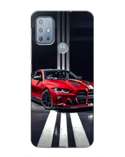 Чехол для Motorola MOTO G20 с картинкой «Красная BMW на дороге» Чехол для Motorola MOTO G20 с картинкой «Красная BMW на дороге»