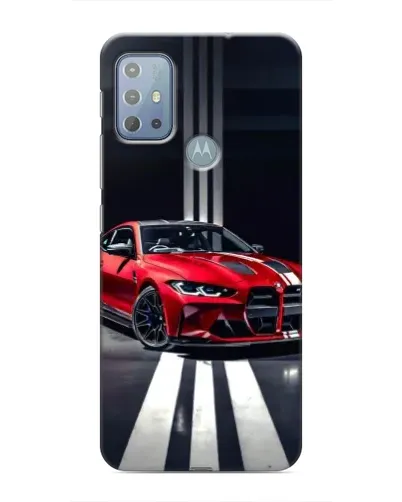 Чехол для Motorola MOTO G20 с картинкой «Красная BMW на дороге» Чехол для Motorola MOTO G20 с картинкой «Красная BMW на дороге»