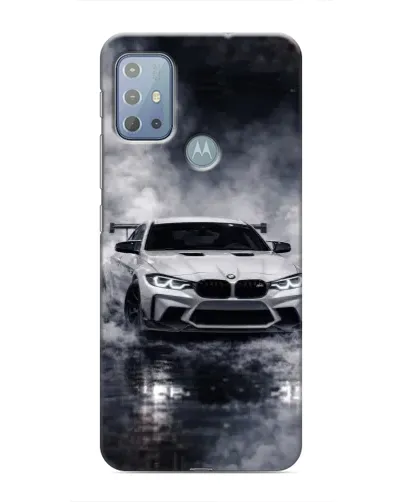 Чехол для Motorola MOTO G20 с картинкой «BMW сквозь туман» Чехол для Motorola MOTO G20 с картинкой «BMW сквозь туман»