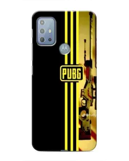 Чехол для Motorola MOTO G20 с картинкой «PUBG — камуфляжный шлем»