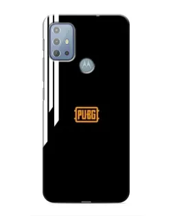 Чехол для Motorola MOTO G20 с картинкой «PUBG — вертикальные линии»