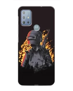 Чехол для Motorola MOTO G20 с картинкой «PUBG — огненный силуэт» Чехол для Motorola MOTO G20 с картинкой «PUBG — огненный силуэт»