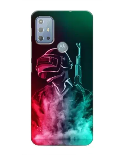 Чехол для Motorola MOTO G20 с картинкой «PUBG — огненный воин» Чехол для Motorola MOTO G20 с картинкой «PUBG — огненный воин»
