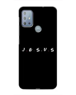 Чехол для Motorola MOTO G20 с картинкой «Точки веры J.E.S.U.S.»
