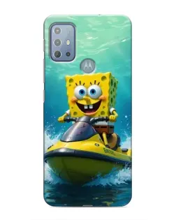 Чехол для Motorola MOTO G20 с картинкой «Спанч Боб на гидроцикле» Чехол для Motorola MOTO G20 с картинкой «Спанч Боб на гидроцикле»