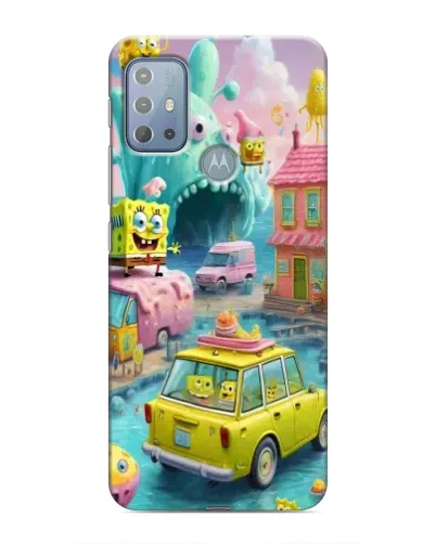 Чехол для Motorola MOTO G20 с картинкой «Монстр-трак приключения»
