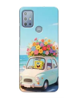 Чехол для Motorola MOTO G20 с картинкой «Автомобильное путешествие»