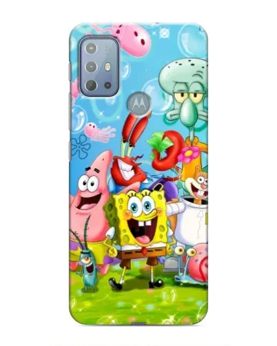 Чехол для Motorola MOTO G20 с картинкой «Губка Боб и друзья» Чехол для Motorola MOTO G20 с картинкой «Губка Боб и друзья»
