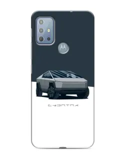 Чехол для Motorola MOTO G20 с картинкой «Серебристый Cybertruck Tesla» Чехол для Motorola MOTO G20 с картинкой «Серебристый Cybertruck Tesla»