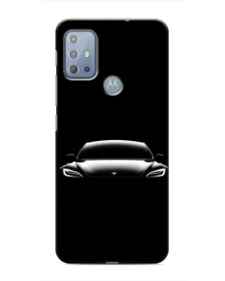 Чехол для Motorola MOTO G20 с картинкой «Фары Tesla Night» Чехол для Motorola MOTO G20 с картинкой «Фары Tesla Night»