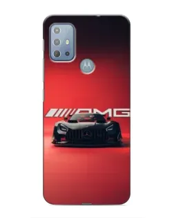 Чехол для Motorola MOTO G20 с картинкой «Mercedes AMG — красная линия»