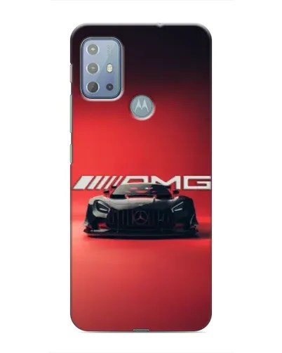 Чехол для Motorola MOTO G20 с картинкой «Mercedes AMG — красная линия»