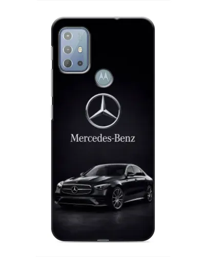 Чехол для Motorola MOTO G20 с картинкой «Mercedes — решетка радиатора»