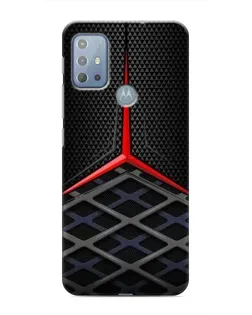 Чехол для Motorola MOTO G20 с картинкой «Mercedes Carbon Grid»