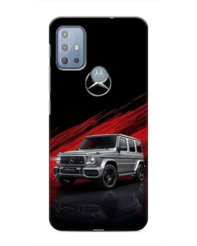 Чехол для Motorola MOTO G20 с картинкой «Mercedes G-Class красный»