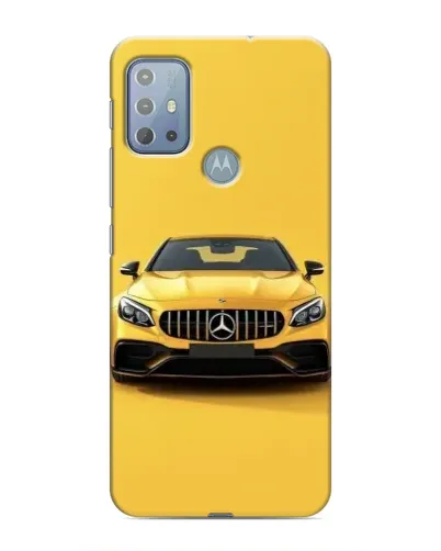 Чехол для Motorola MOTO G20 с картинкой «Желтый Mercedes GT»