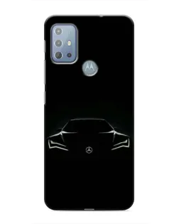Чехол для Motorola MOTO G20 с картинкой «Mercedes — силуэт авто» Чехол для Motorola MOTO G20 с картинкой «Mercedes — силуэт авто»